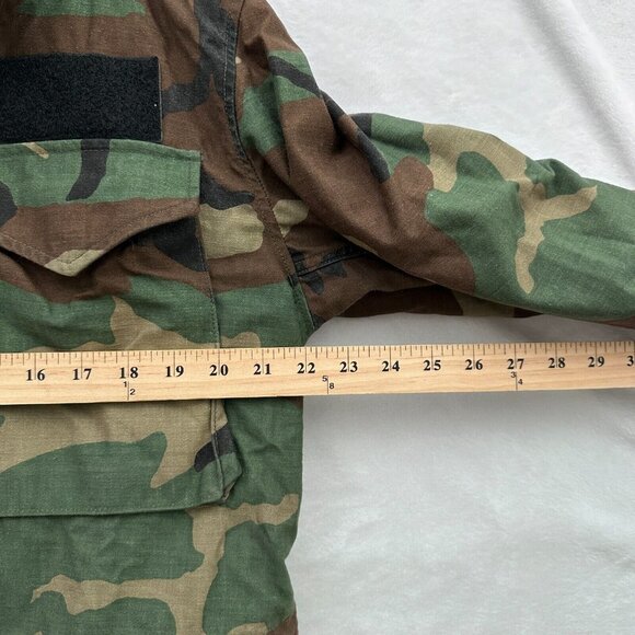 M65 Jacket Mens M Camo Woodland Full Zip Hooded US Army Cold Weather Field - Picture 4 of 10